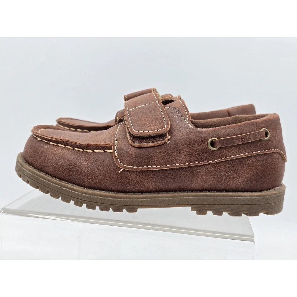Boys Children's Place  Size 10 Loafer‎ Shoe Boat Shoes Hook & Loop